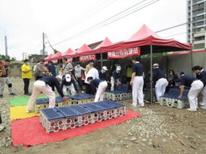 新竹慈濟志工參與鐵安演習 助受災傷患
