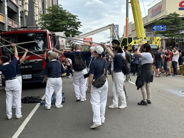 新竹集合住宅大火 慈濟志工前往搶救現場關懷