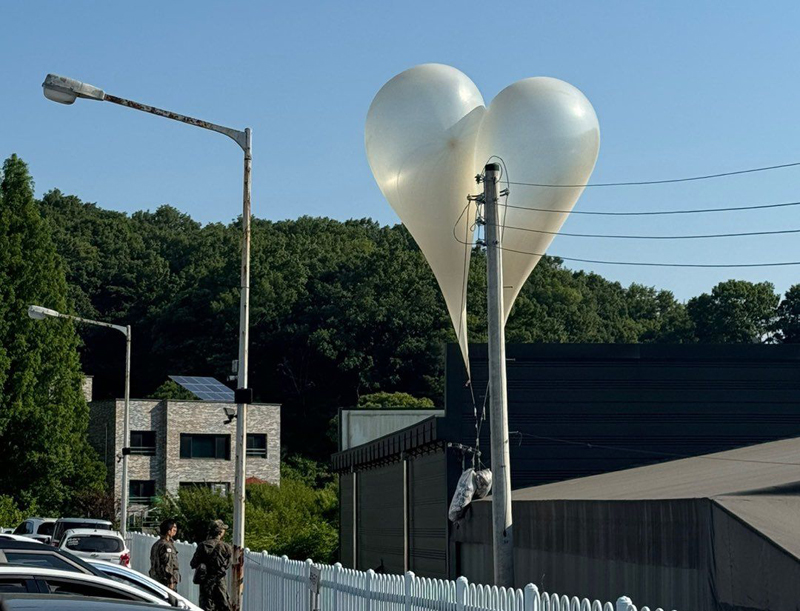 北韓空投「大便氣球」 南韓急發警報呼籲民眾別外出