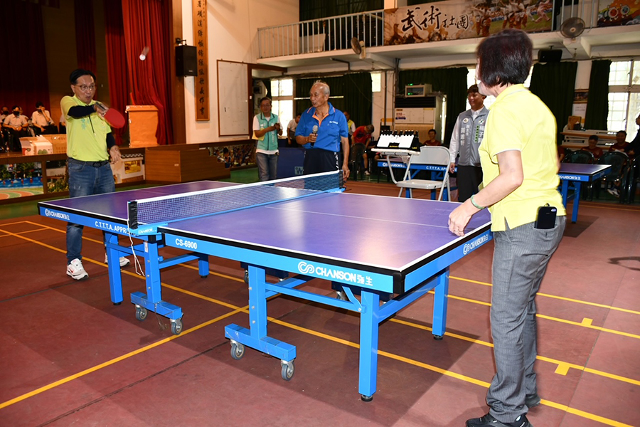 3彰化市市長盃桌球邀請賽激烈競技