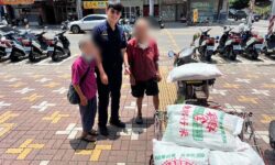 6-陽明暖警發送物資 關懷社區弱勢好窩心