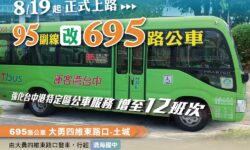 強化台中港特定區公車服務 新闢695路19日起營運