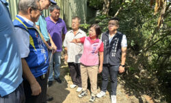 （公關見報）台中市神岡新庄溪頭路大甲溪保安林地土石崩塌 林業署臺中分署允整治