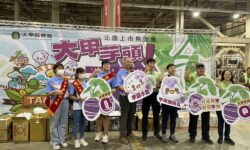 1-推廣芋頭試吃品嚐 大甲區農會在北農批發市場打響知名度1