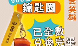 3彰化爌肉飯節爌肉小子鑰匙圈 900個兌換完畢 9月底將再加碼2000個