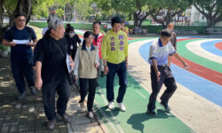 （公關見報）台中市潭子區潭子國小校園逢雨必淹 台中市議員周永鴻爭取515萬排水改善經費2