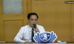 花蓮慈濟醫院林欣榮院長與何宗融副院長以「花東偏鄉的多元平等的精準健康」進行專題演講