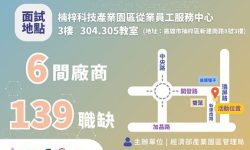 楠梓園區首季徵才0