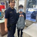 母子外出用餐遺落書包 凱旋警迅速找到失主發還