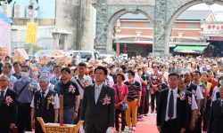 學甲慈濟宮舉辦保生大帝1047聖誕千秋祝壽邀學甲13庄國小學生藝陣表演001