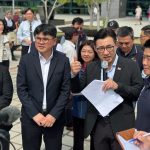 江啟臣會勘盼改善台中高鐵特區交通