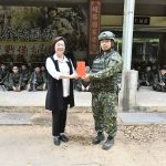王惠美慰勞彰縣後備軍人教召訓練