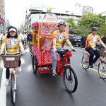 苗栗鐵馬進香「選手之夜」熱鬧登場 媽祖駕臨賜福