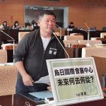 員曾威關注烏日會展中心未來發展及極端氣候造成台中市農作物損害
