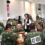 王惠美赴台南大內 探視彰化子弟兵