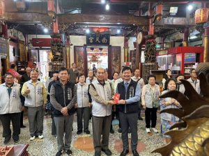 南天宮濟弱揚善 台中客委會團拜致敬