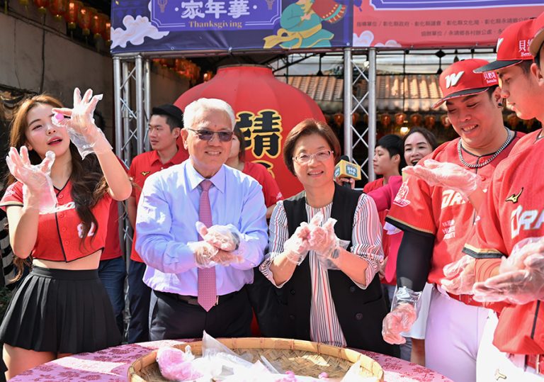 永靖謝平安家年華千人搓湯圓求平安