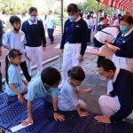 慈濟受邀百年校慶設攤 環保闖關寓教於樂