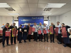 海巡主動投入光復救災 慈濟基金會慰勞