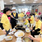 台東靜思堂四維據點為長者舉辦年終圍爐