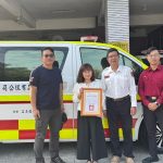 佳湘食品捐贈消防分隊救護車 強化救護能量