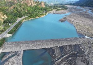 十八羅漢山荖濃溪河段圍堰蓄水完成 強化枯旱應變
