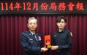 吳佳侖搶救燒炭女子 吳敬田公開表揚