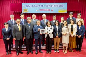 日本岩手縣一關市府會首長拜會康裕成 樂見擴大雙邊合作