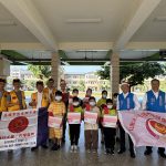 德光獅子會攜警民慈善會 送暖弱勢學童