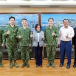 新任八軍團指揮官劉暐欣拜會康議長