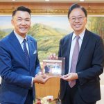 新加坡駐台代表葉偉傑離任 蒞桃辭行