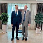 朱立倫會谷立言 強調台美關係是台灣安全重要基石