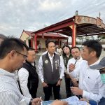 立委林俊憲會勘學甲排水整治 為大台南未來治水超前部署