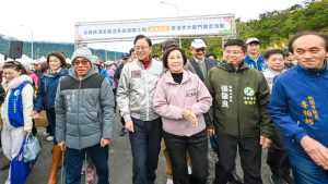 大嵙崁清淤輸送道路 通車