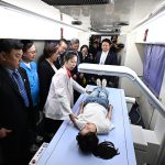 彰縣府感謝扶輪社捐骨質密度檢測儀