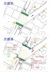 基市中正路與正榮街口增設交通號誌 提升行人通行安全