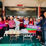 新豐休區理事長親蒸年味 攜手善導書院春節前送暖