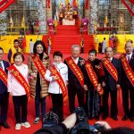 清水區玉京天公祖總廟龍鳳呈瑞龍柱完成大典 盧秀燕致意