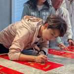 象徵向前與行動力 陳亭妃公布「一馬當先」春聯