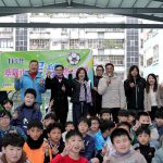 邱佩琳主持足球冬令營開球 展現運動扎根成果