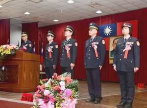 雲林北港首位女分局長張舒喻走馬上任