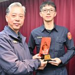 靳承穎成功搶救輕生女子 吳敬田公開表揚