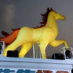 集集燈會「花馬躍光影．石虎照集集」點燈