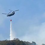 南投山林火災 陸航直升機滅火