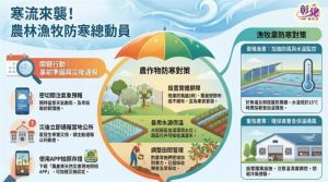 寒流來襲 彰縣府籲農林漁牧嚴加防寒