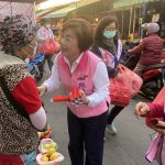 楊瓊瓔東勢拜票人氣沸騰