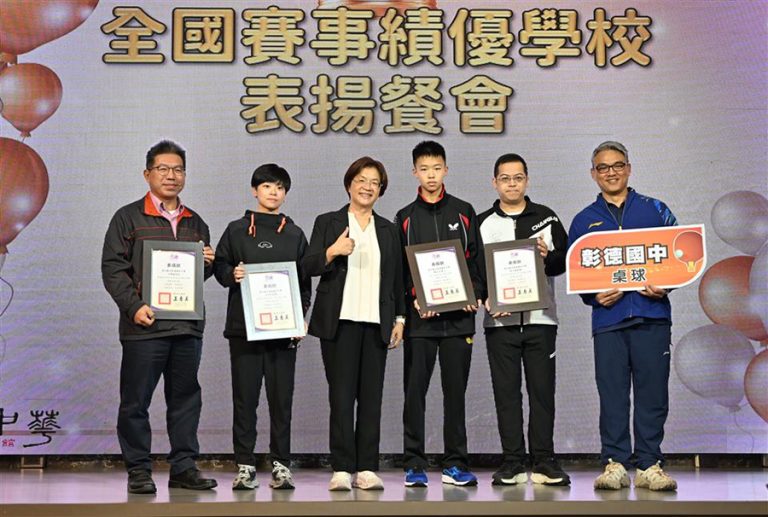 彰德國中3桌球選手將挺進全國