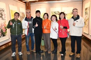 彰化長青學苑國畫進階班 辦江慶章師生展