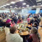 慈濟台南四地同步圍爐 席開155桌送物資濃濃年味