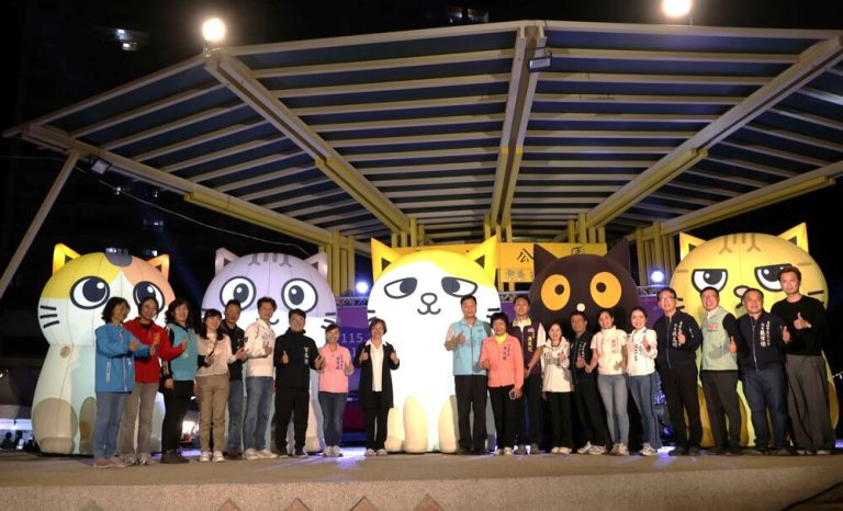 員林燈會和元宵晚會 王惠美帶領大家迎春